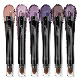 LUXAZA PRO Purple Eyeshadow Stick Set 6PCS in packaging