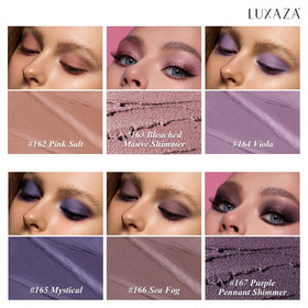 LUXAZA PRO Purple Eyeshadow Stick showing creamy texture