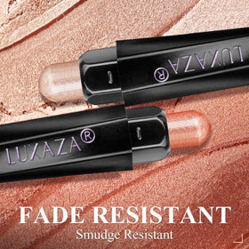 LUXAZA PRO Red Eyeshadow Stick Set 10PCS in use on model