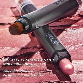 LUXAZA PRO Red Eyeshadow Stick Set 10PCS neutral shades close-up