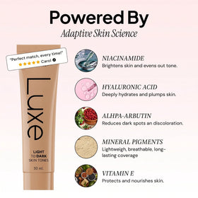 Luxe Color Changing Foundation Light back view