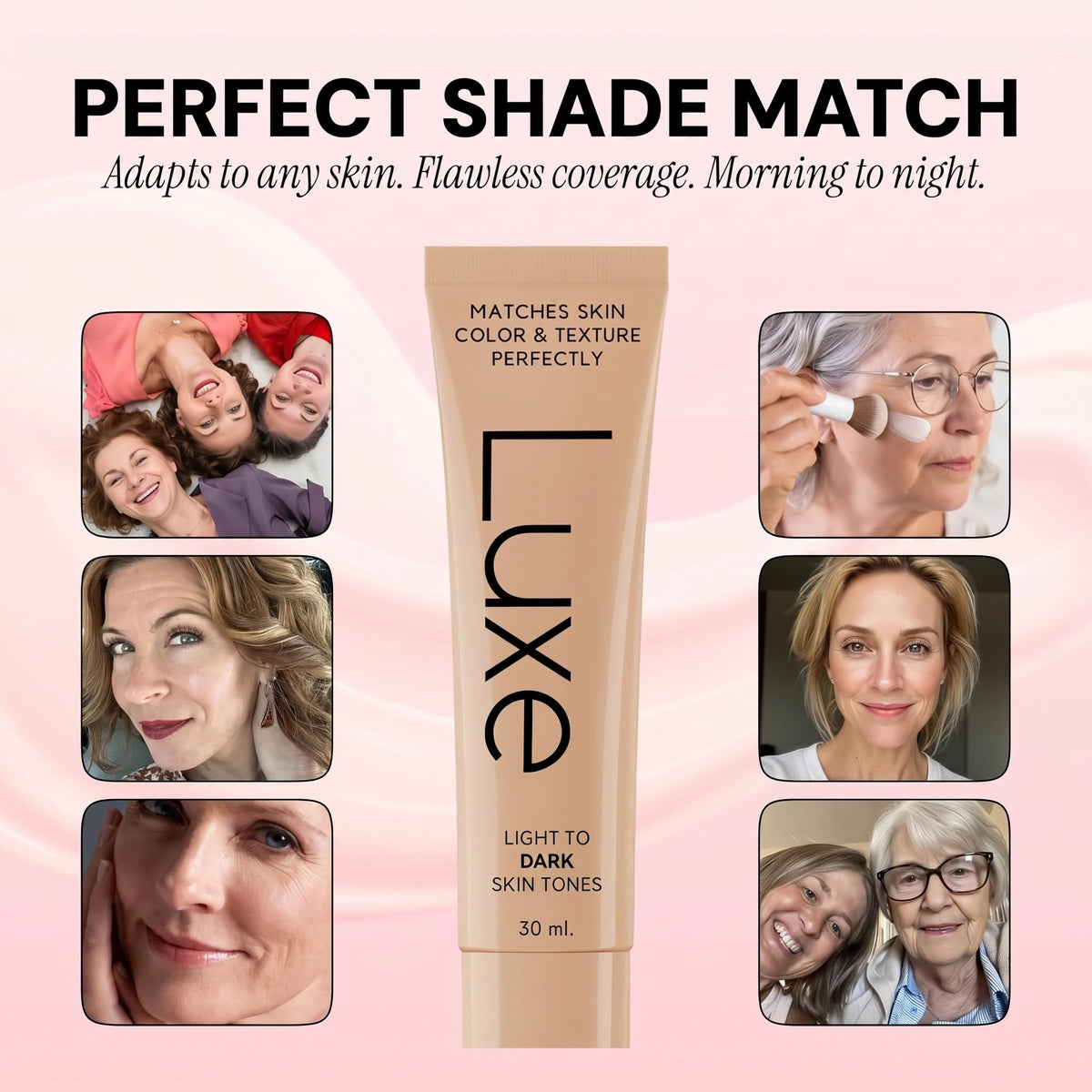 Luxe Color Changing Foundation Light packaging