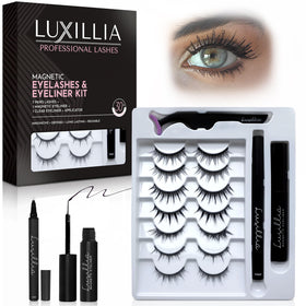 Luxillia Magnetic Eyelashes Kit front view with 10 styles