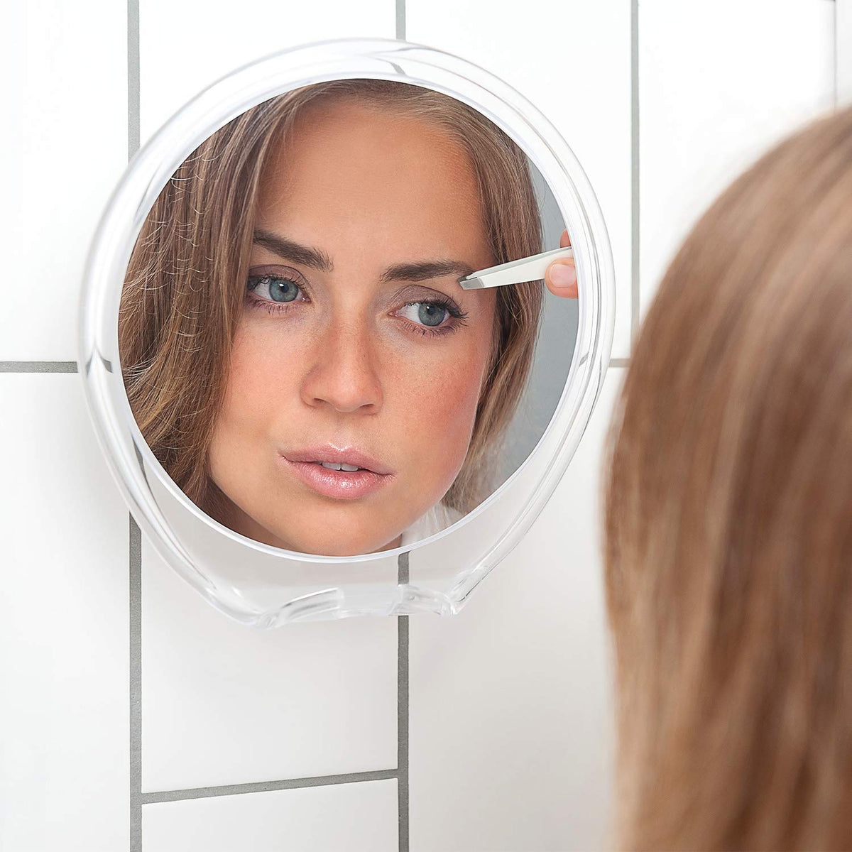 Luxo Shaving Mirror packaging display