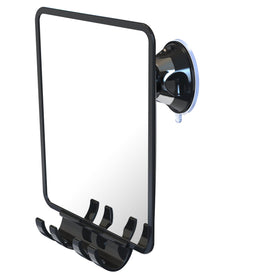 Luxo Shower Mirror front view with anti-fog coating