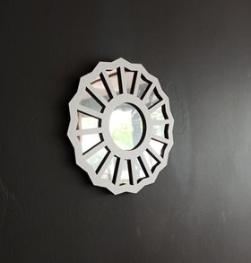 LuxuryConcept Divine Feminine Mirror in a cozy living room