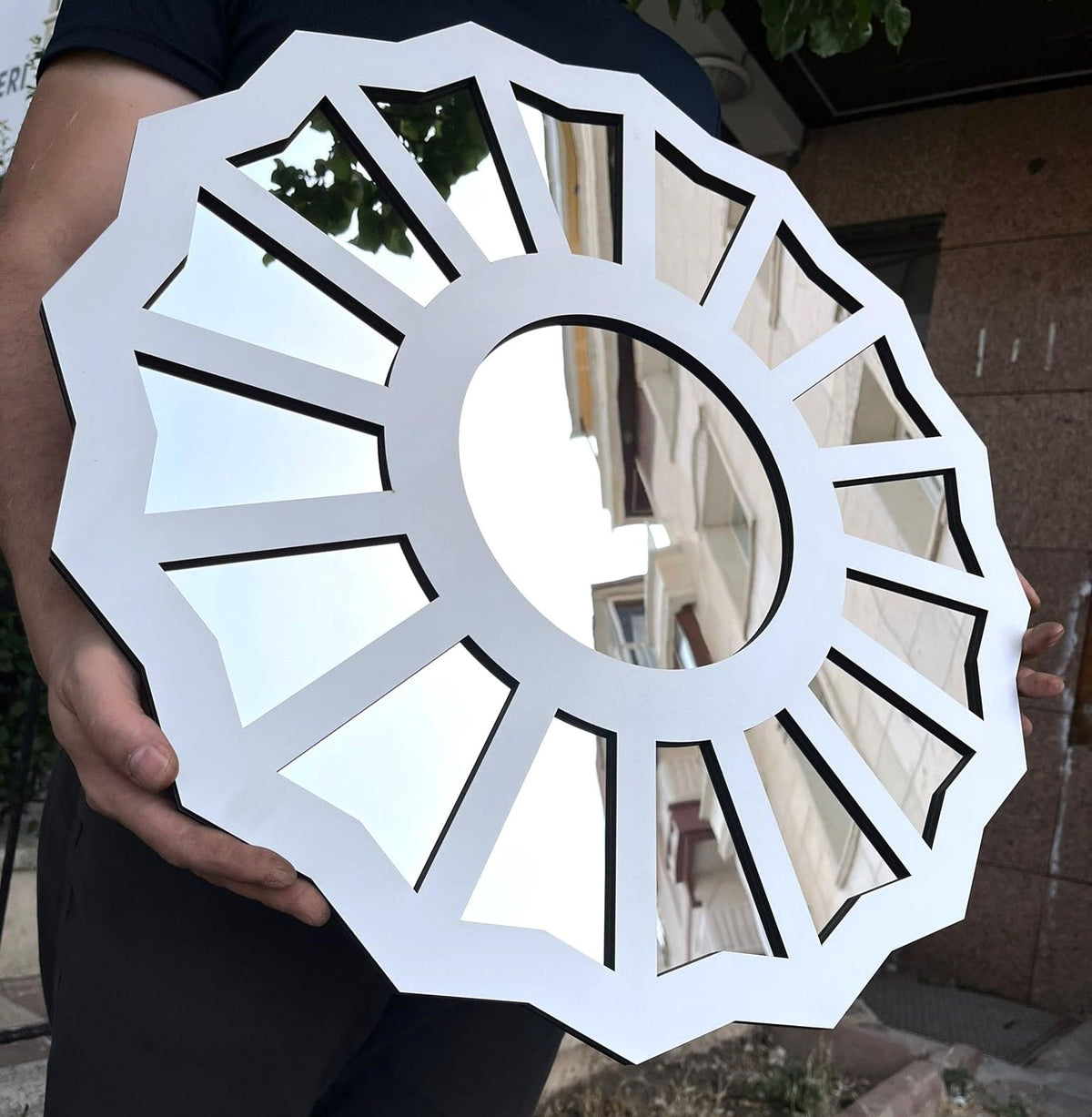 LuxuryConcept Divine Feminine Mirror on a decorative table