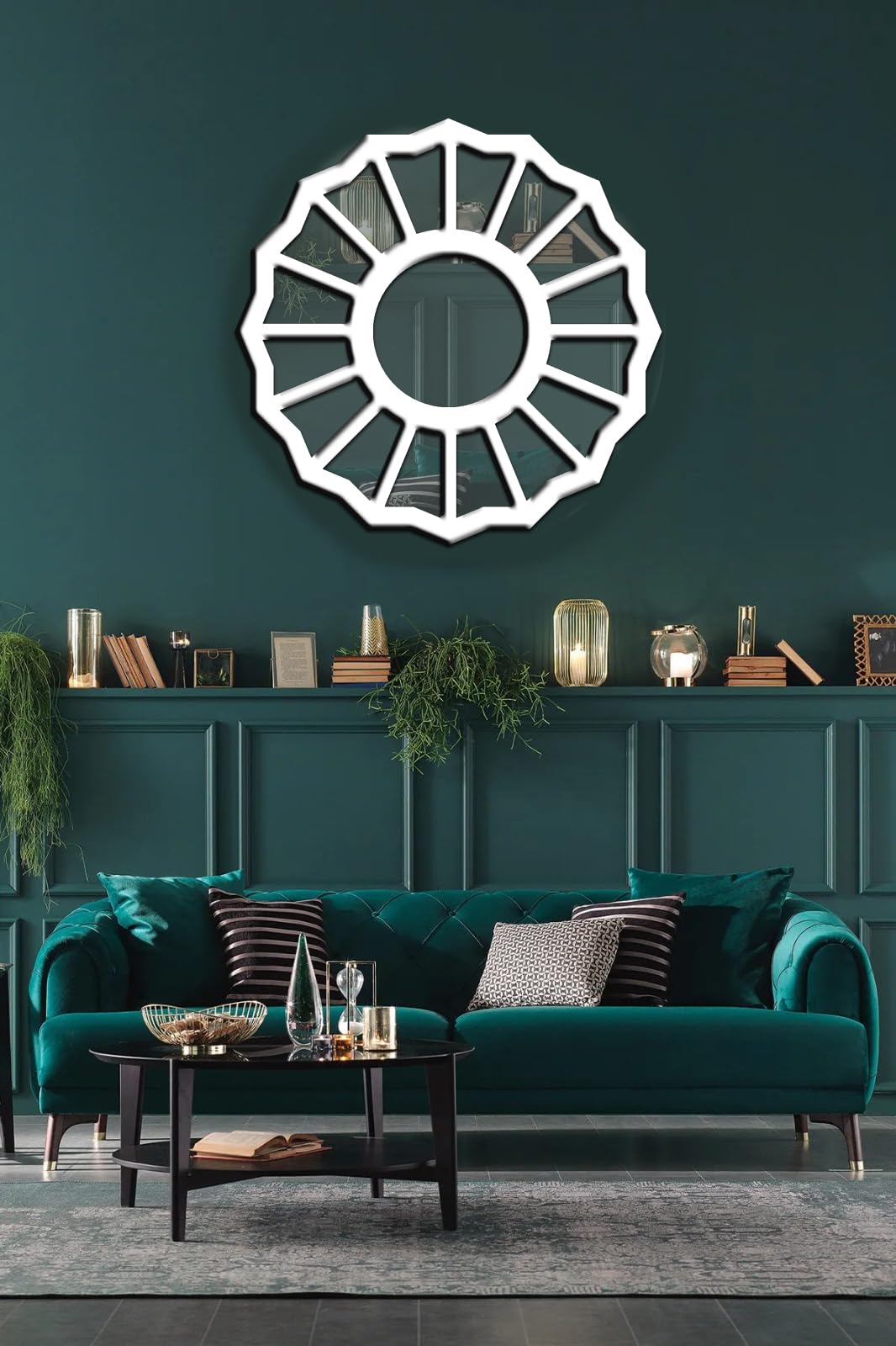 LuxuryConcept Divine Feminine Mirror on a decorative wall