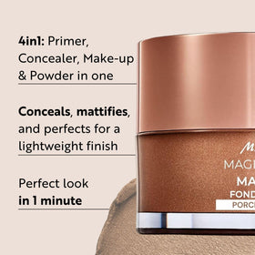 M. Asam Magic Finish Make-up Mousse showing texture