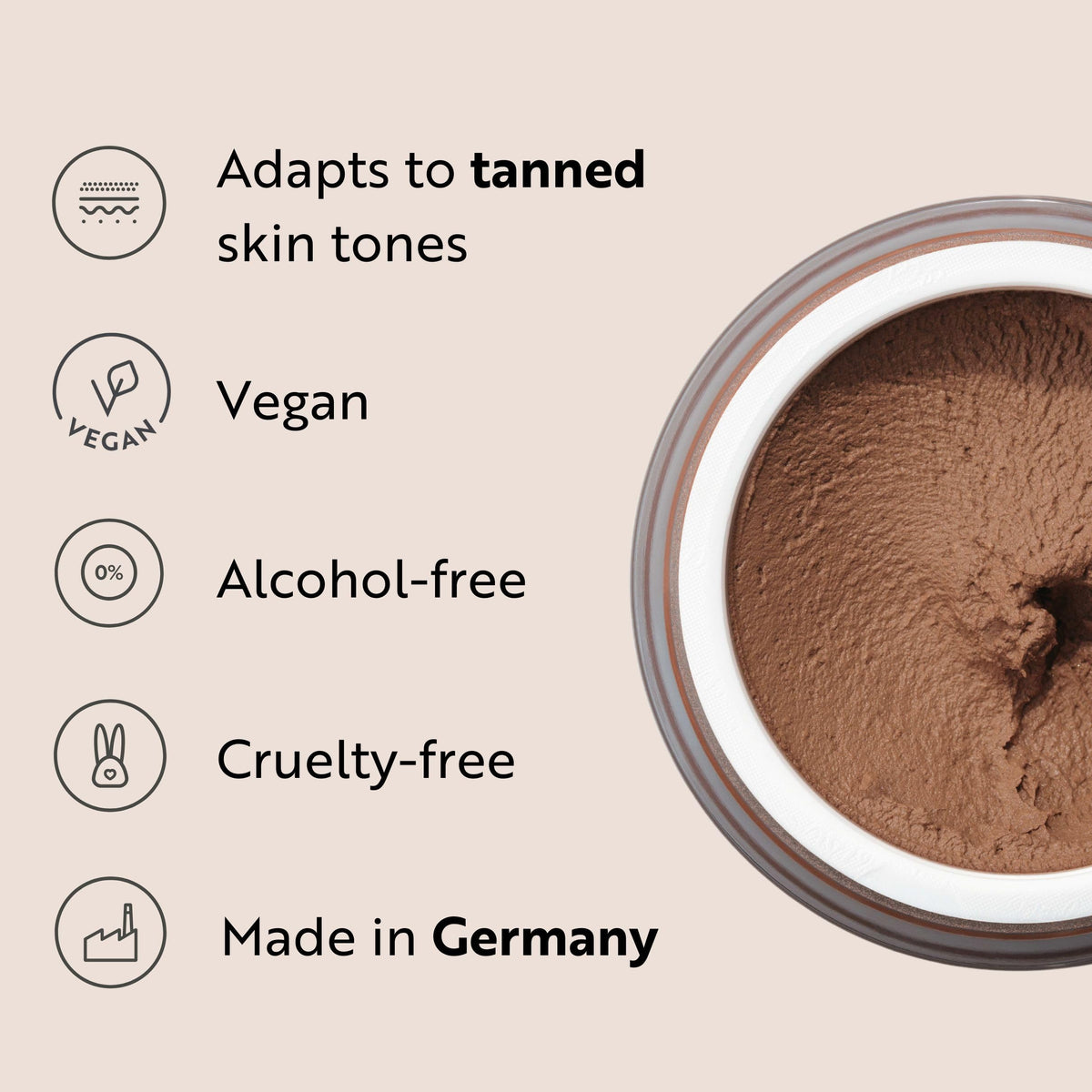 M. Asam Magic Finish Summer Teint Make-up Mousse application with sponge