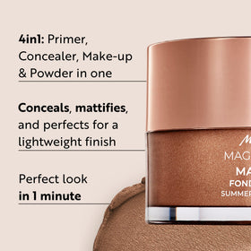 M. Asam Magic Finish Summer Teint Make-up Mousse texture close-up
