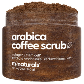 M3 Naturals Arabica Coffee Body Scrub 12 oz front view