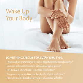 M3 Naturals Arabica Coffee Body Scrub application on skin