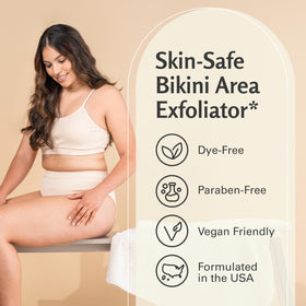 M3 Naturals Brazilian Body Scrub application on skin