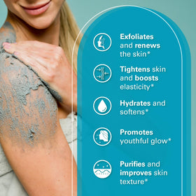 M3 Naturals Exfoliating Charcoal Scrub for face and body