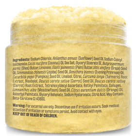 M3 Naturals Turmeric Body Scrub 16 oz side view