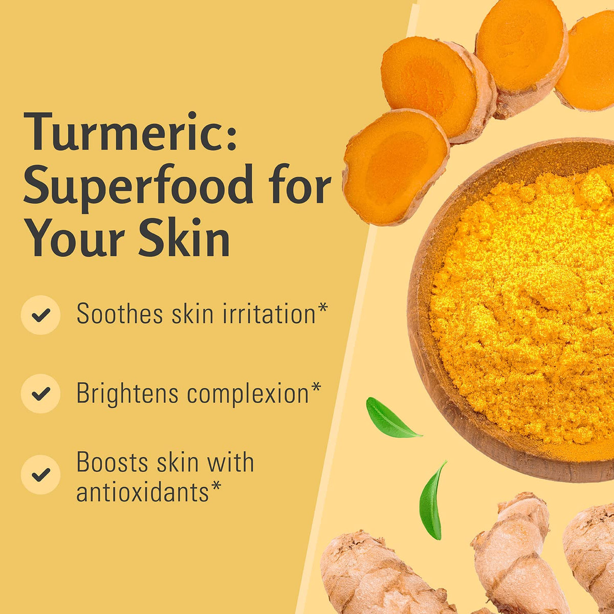 M3 Naturals Turmeric Body Scrub with ingredients