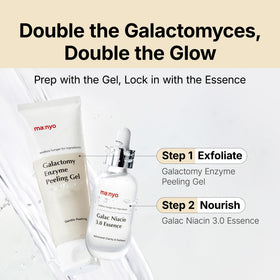 ma:nyo Galactomy Enzyme Peeling Gel in bathroom setting