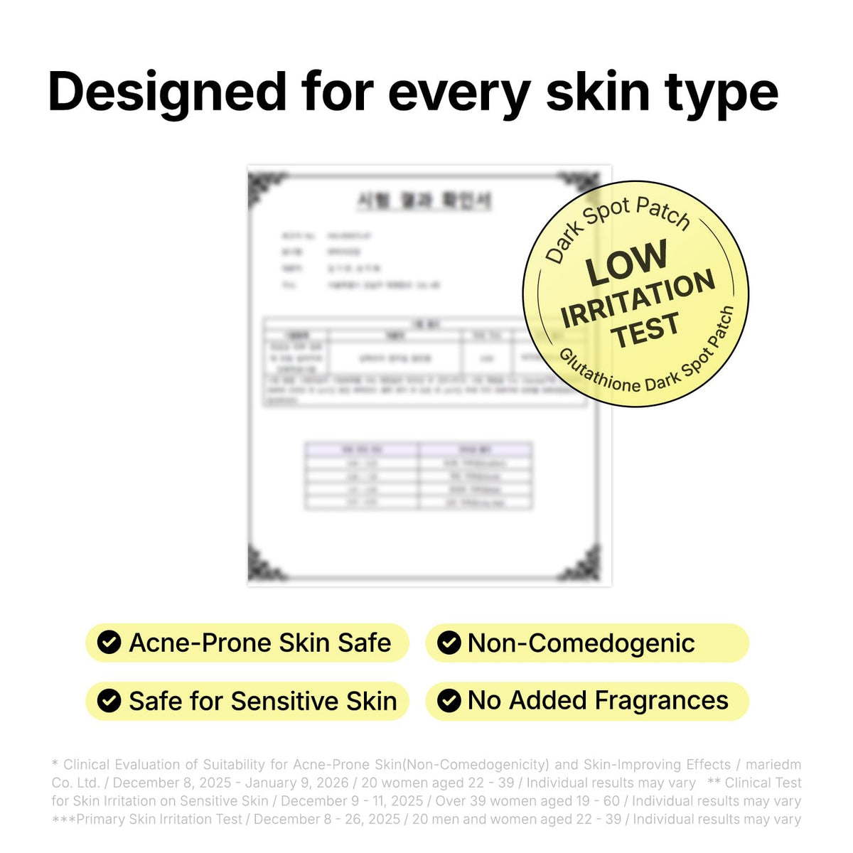 ma:nyo Glutathione 7 Dark Spot Serum Patch in use