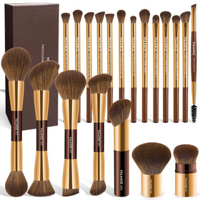 MAANGE 20 Pcs Makeup Brush Set in elegant gift box