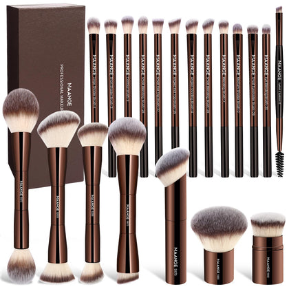 MAANGE 20 Pcs Makeup Brush Set in elegant gift box