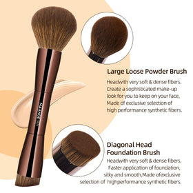 MAANGE 20 Pcs Makeup Brush Set packaging details