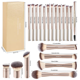 MAANGE 20 Pcs Makeup Brush Set with accessories