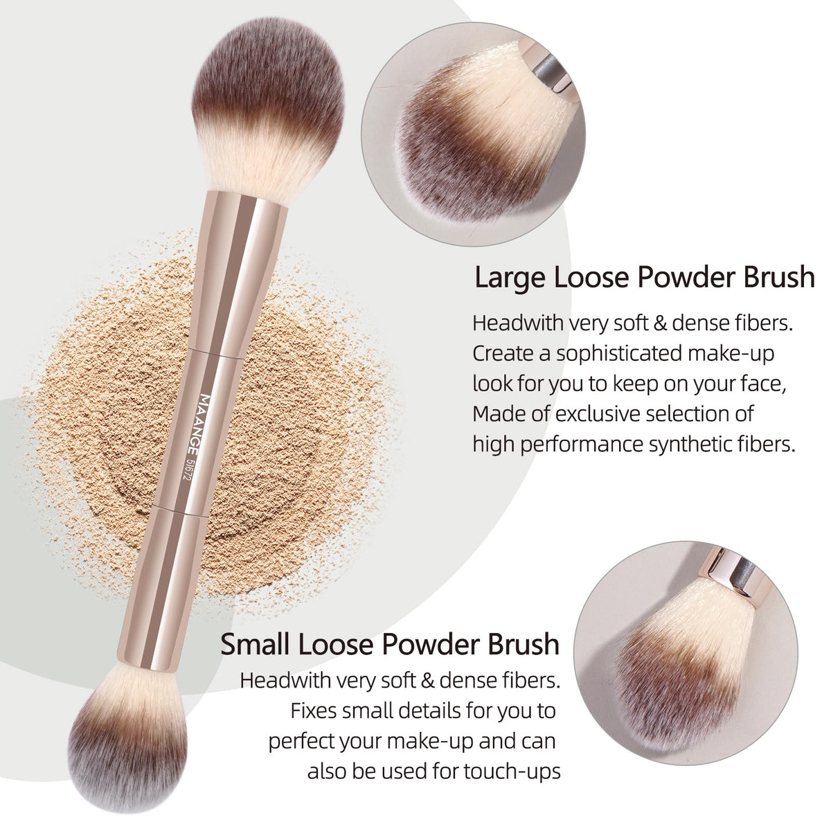 MAANGE 20 Pcs Makeup Brush Set with stylish packaging