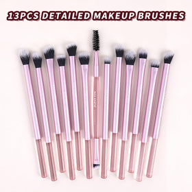 MAANGE makeup brush set with sturdy aluminum handles