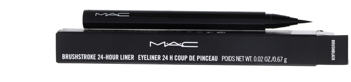 MAC Brushstroke Liner Eyeliner close-up of precision brush tip