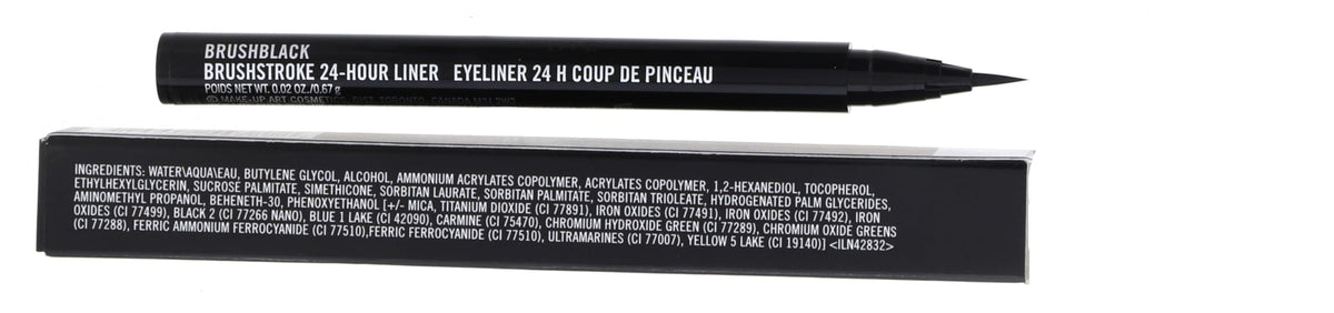 MAC Brushstroke Liner Eyeliner swatch on skin