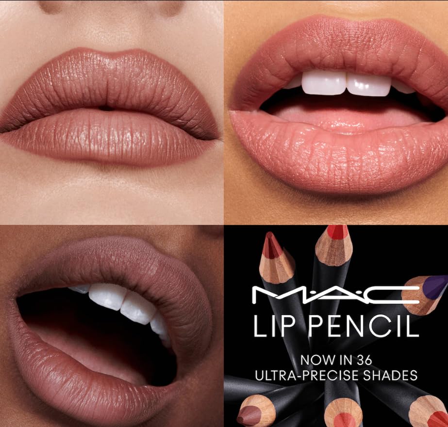 MAC Lip Pencil Cool Spice packaging with details