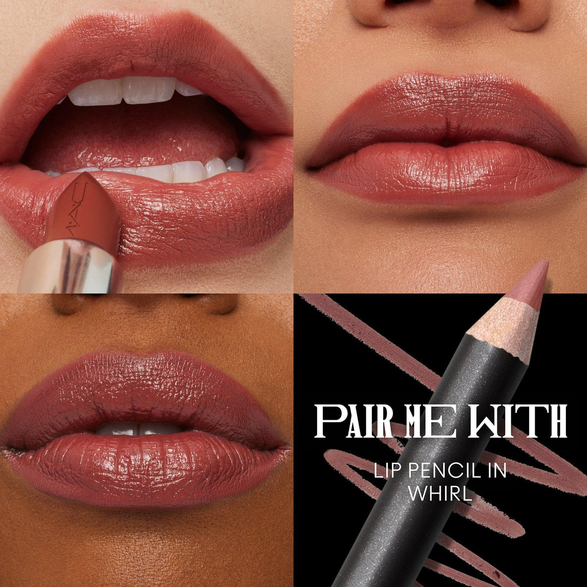 MAC lipstick packaging with Creme In Your Coffee label