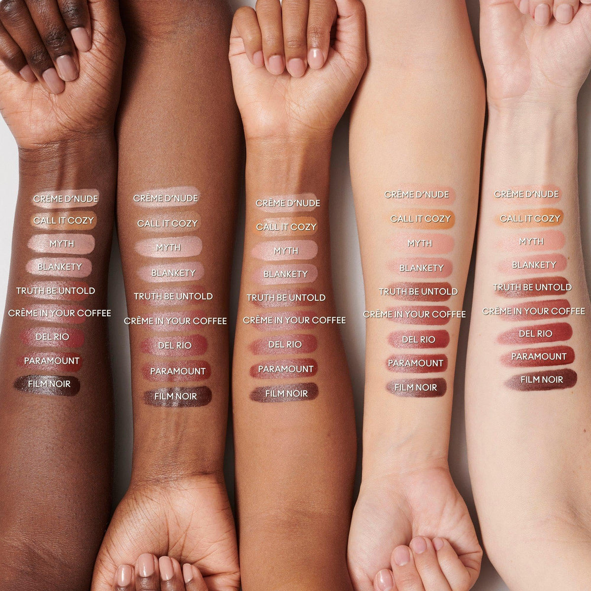 MAC M·A·C Sleek Satin Lipstick in hand with natural light