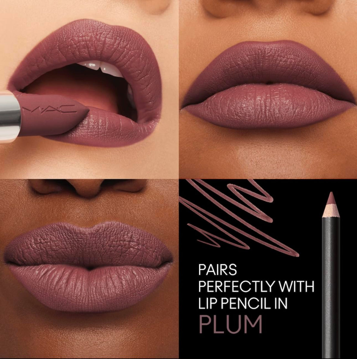 MAC Macximal Silky Matte Lipstick Whirl Matte 626 swatch on skin
