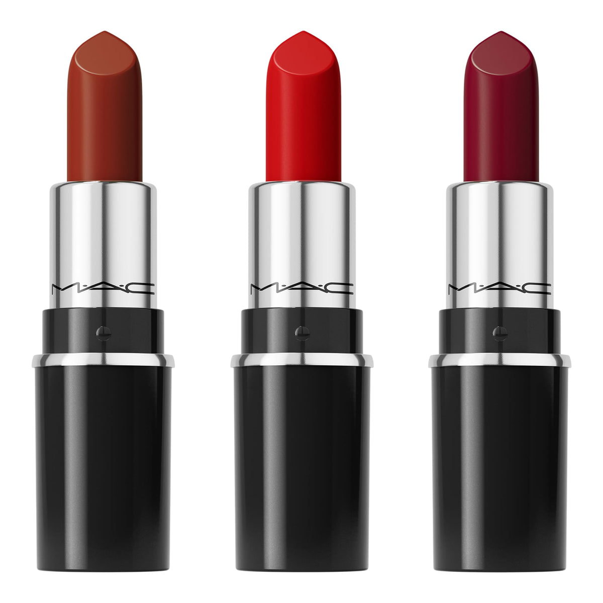 MAC Mini Lustreglass Lipstick in Ruby Rouge, 0.05 oz