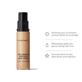 MAC Pro Longwear Concealer NW #20 with makeup tools