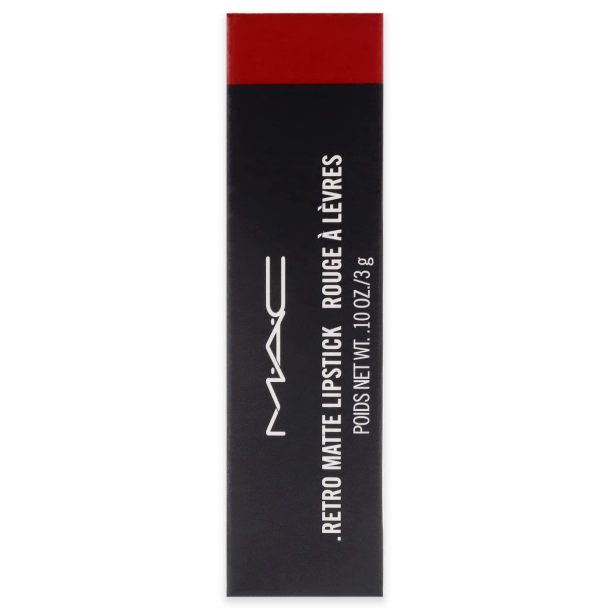 MAC Retro Matte Lipstick Ruby Woo on lips