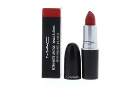 MAC Retro Matte Lipstick Ruby Woo vivid bluish-red front view