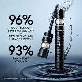MAC Stack Superstack Mega Brush Waterproof Mascara with brush detail