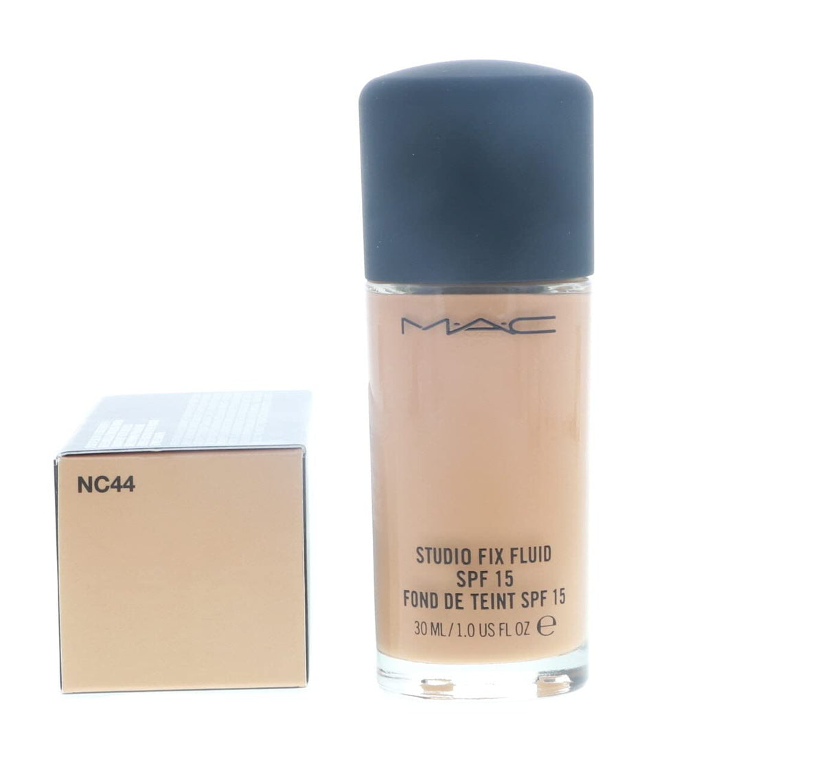 MAC Studio Fix Fluid Foundation NC44 bottle side view