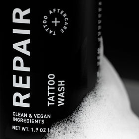Mad Rabbit Tattoo Aftercare Soap foam texture close-up