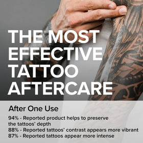 Mad Rabbit Tattoo Balm 1.7 oz Vanilla Coconut application on skin