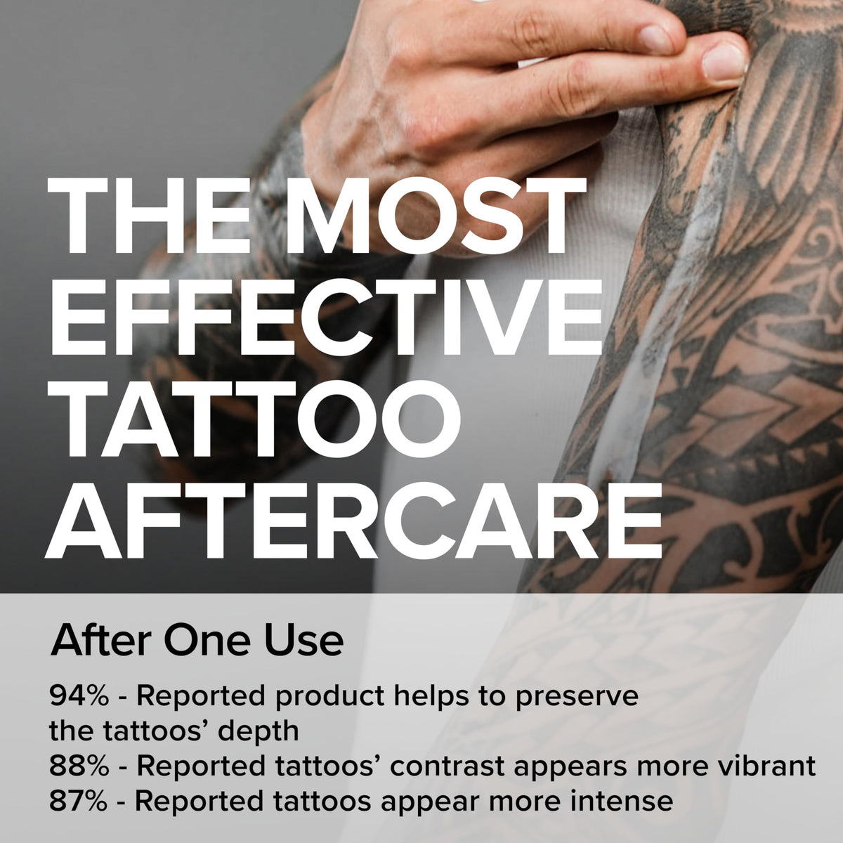 Mad Rabbit Tattoo Balm lifestyle scene with tattoos in view
