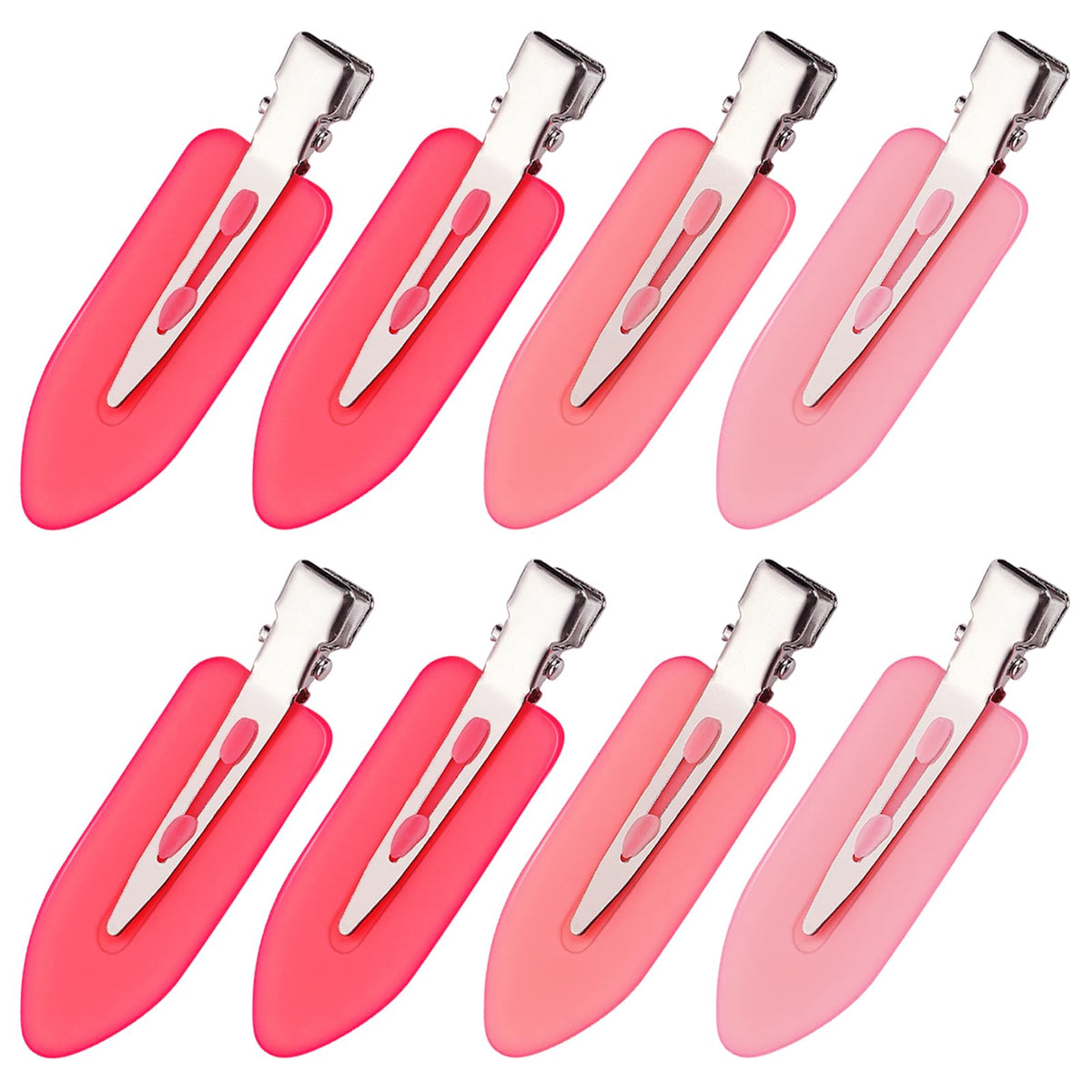 MADHOLLY Creaseless Hair Clips Gradient Pink front view