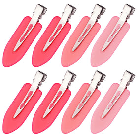 MADHOLLY Creaseless Hair Clips Gradient Pink front view
