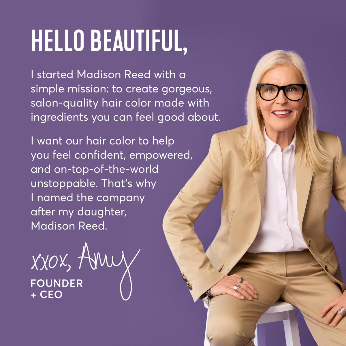 Madison Reed Color Activator bottle from the kit