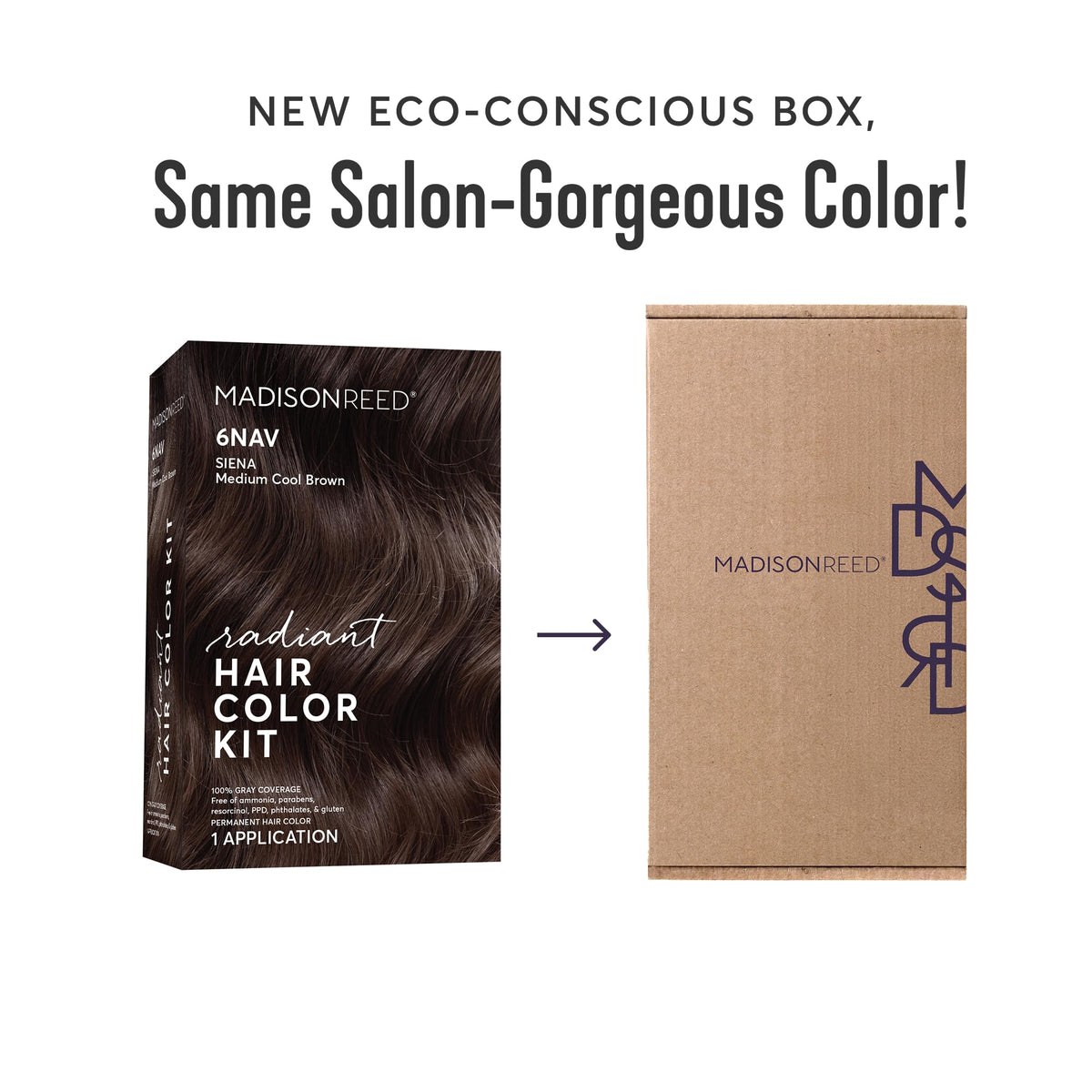 Madison Reed hair color application process with instructions