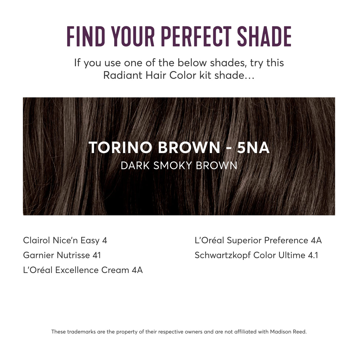 Madison Reed hair color application process with model