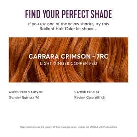 Madison Reed hair color kit with application accessories